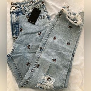 Material Girl Butterfly Jeans